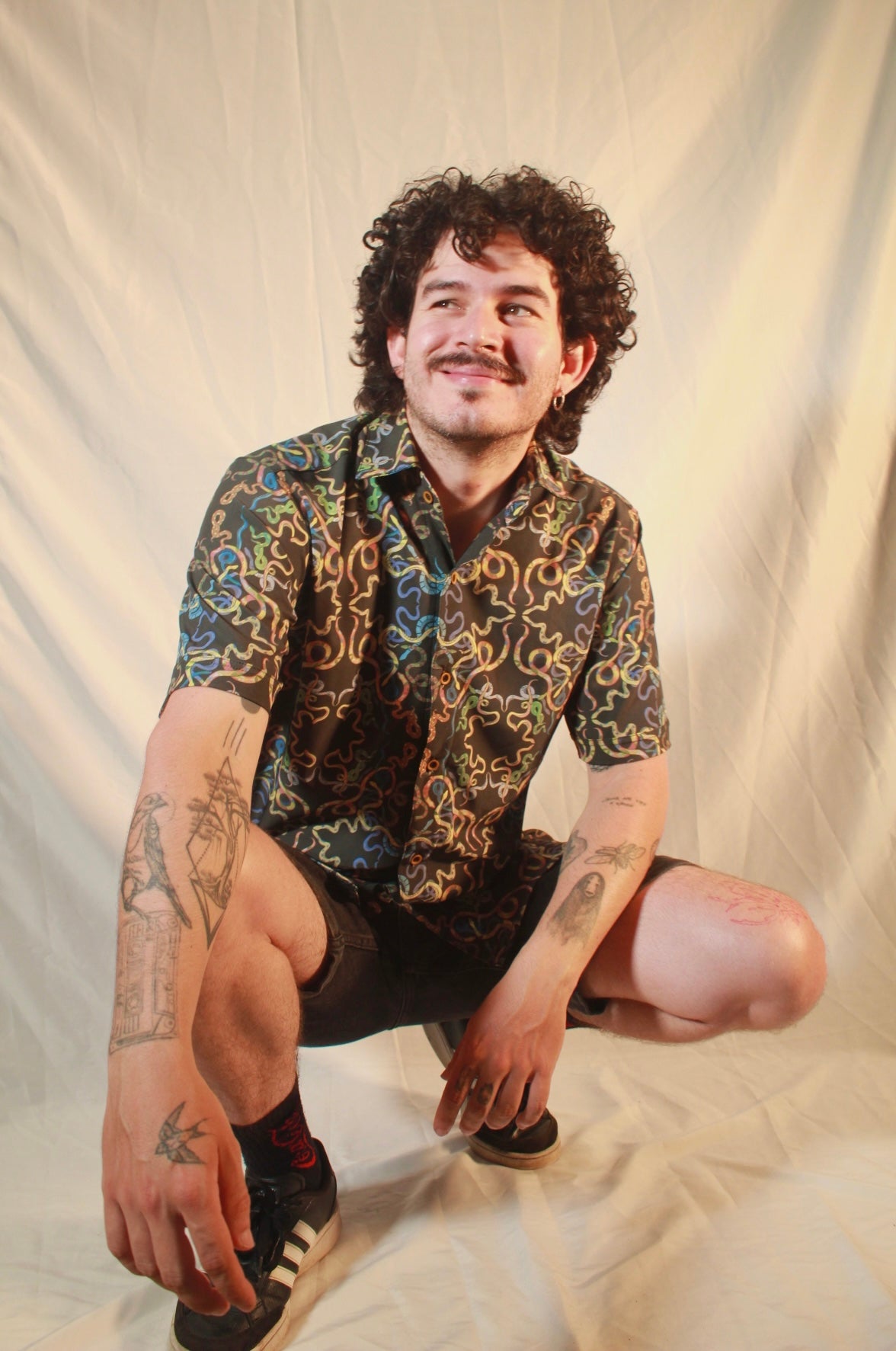 Camisa Serpientes Multicolor Unisex