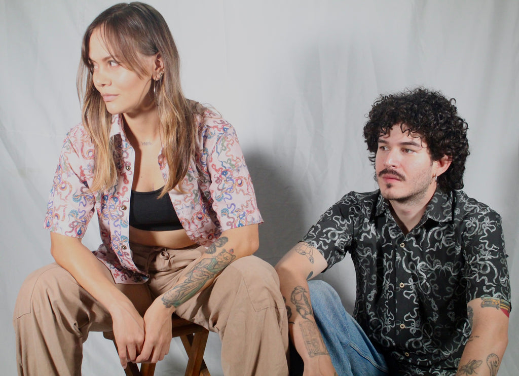 Camisa Serpientes Multicolor Unisex
