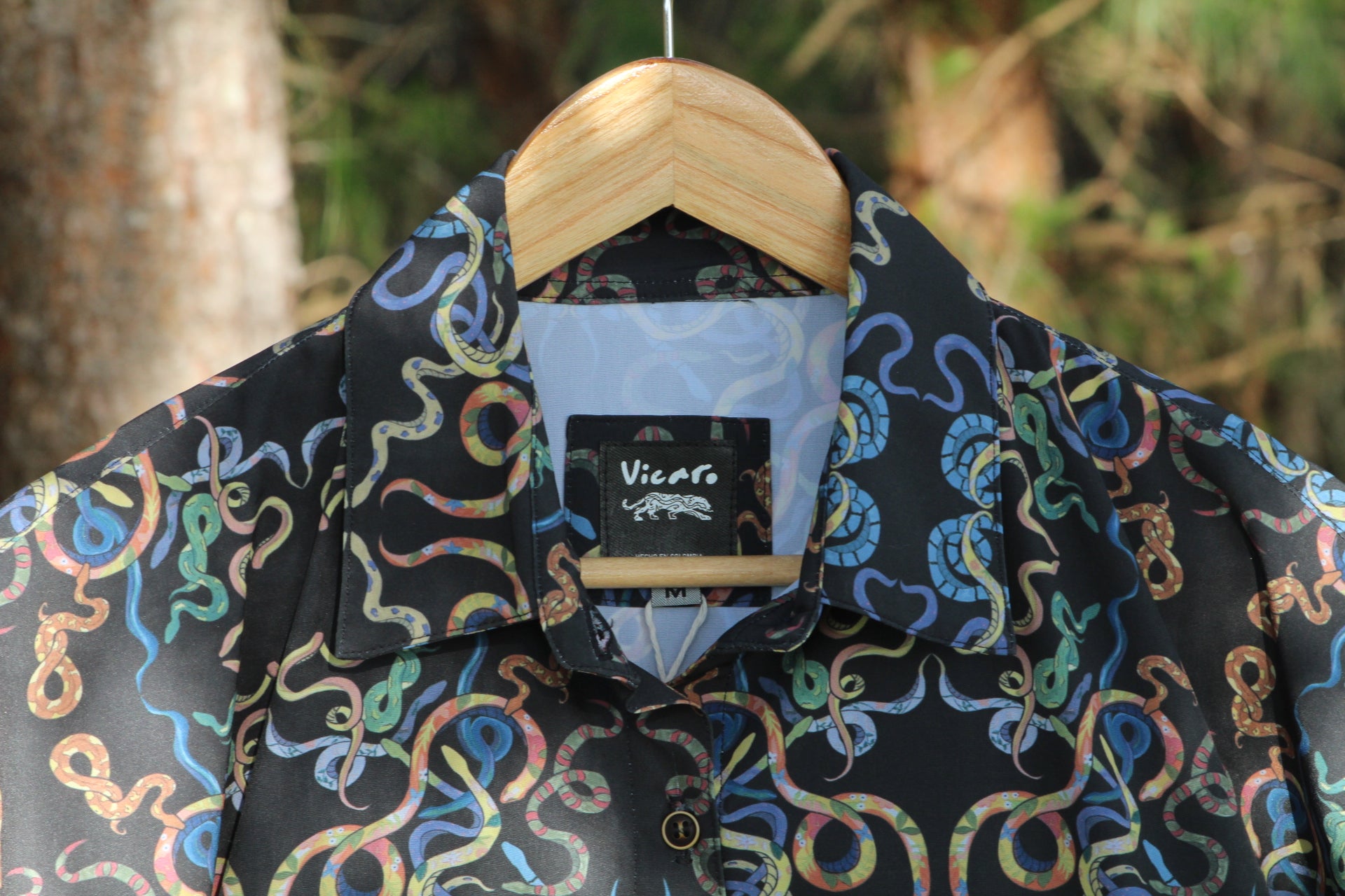 Camisa Serpientes Multicolor Mujer