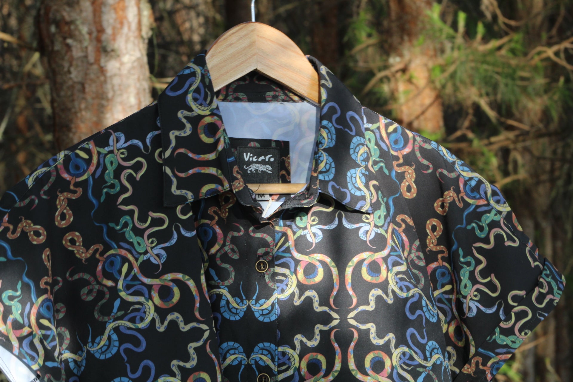 Camisa Serpientes Multicolor Mujer