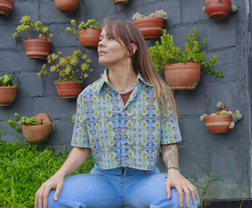 Camisa Bichos - Mujer
