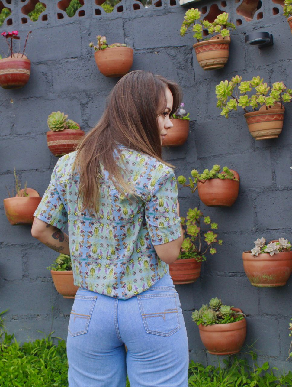 Camisa Bichos - Mujer