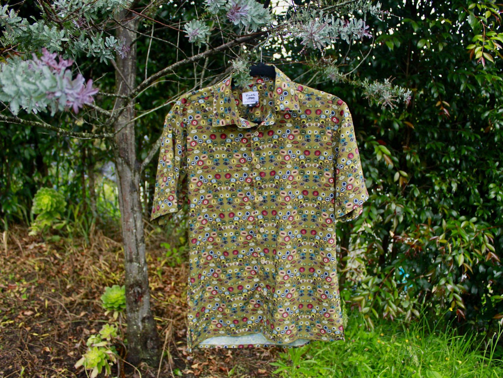 Camisa ojos salvajes Verde oliva - Hombre