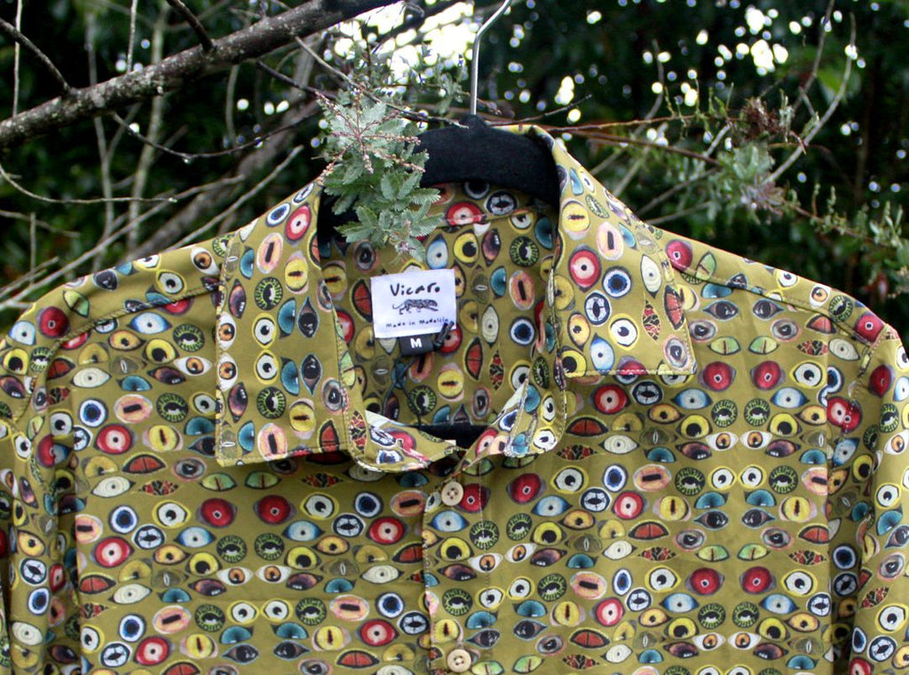 Camisa ojos salvajes Verde oliva - Hombre