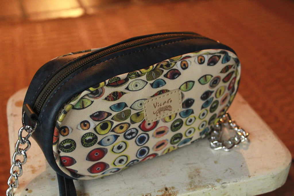 Cartera Ilustrada Ojos de Animales