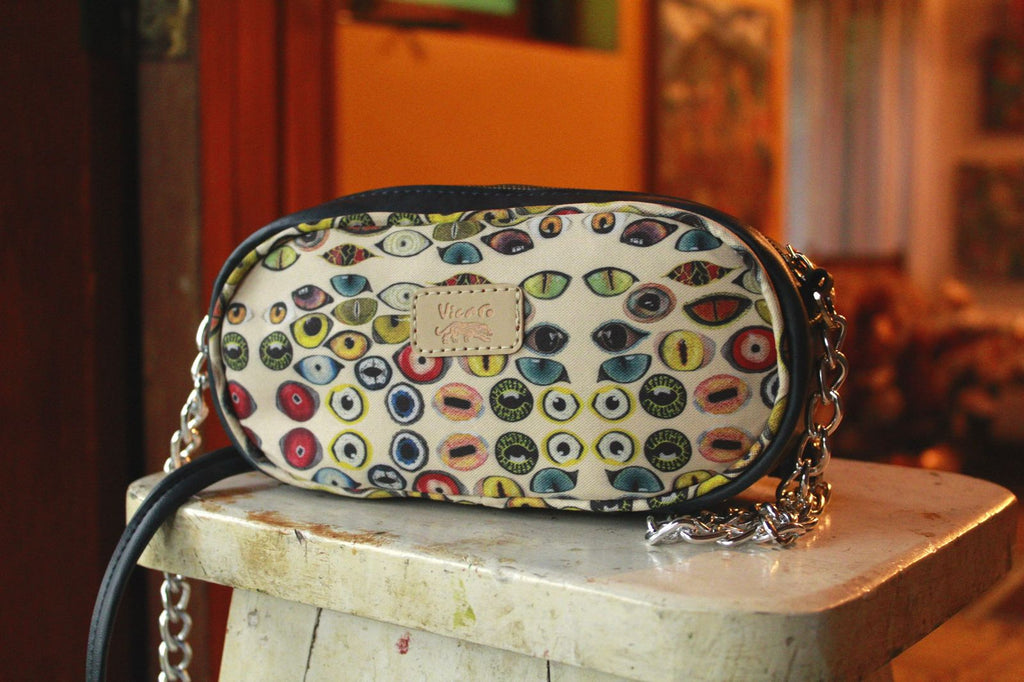 Cartera Ilustrada Ojos de Animales